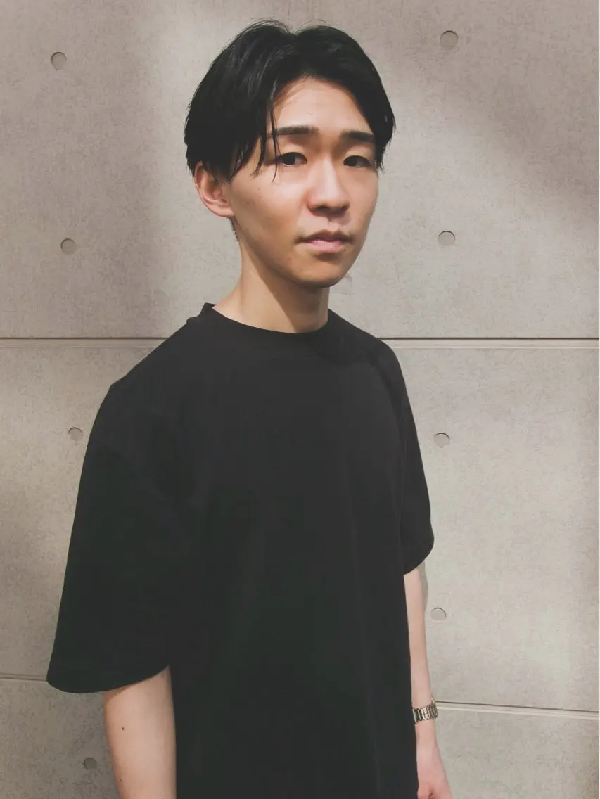 ショート パーマ メンズ メンズパーマ カット パーマ ヘアセット 原宿↔︎浦和 美容師 折笠 亮のヘアスタイル