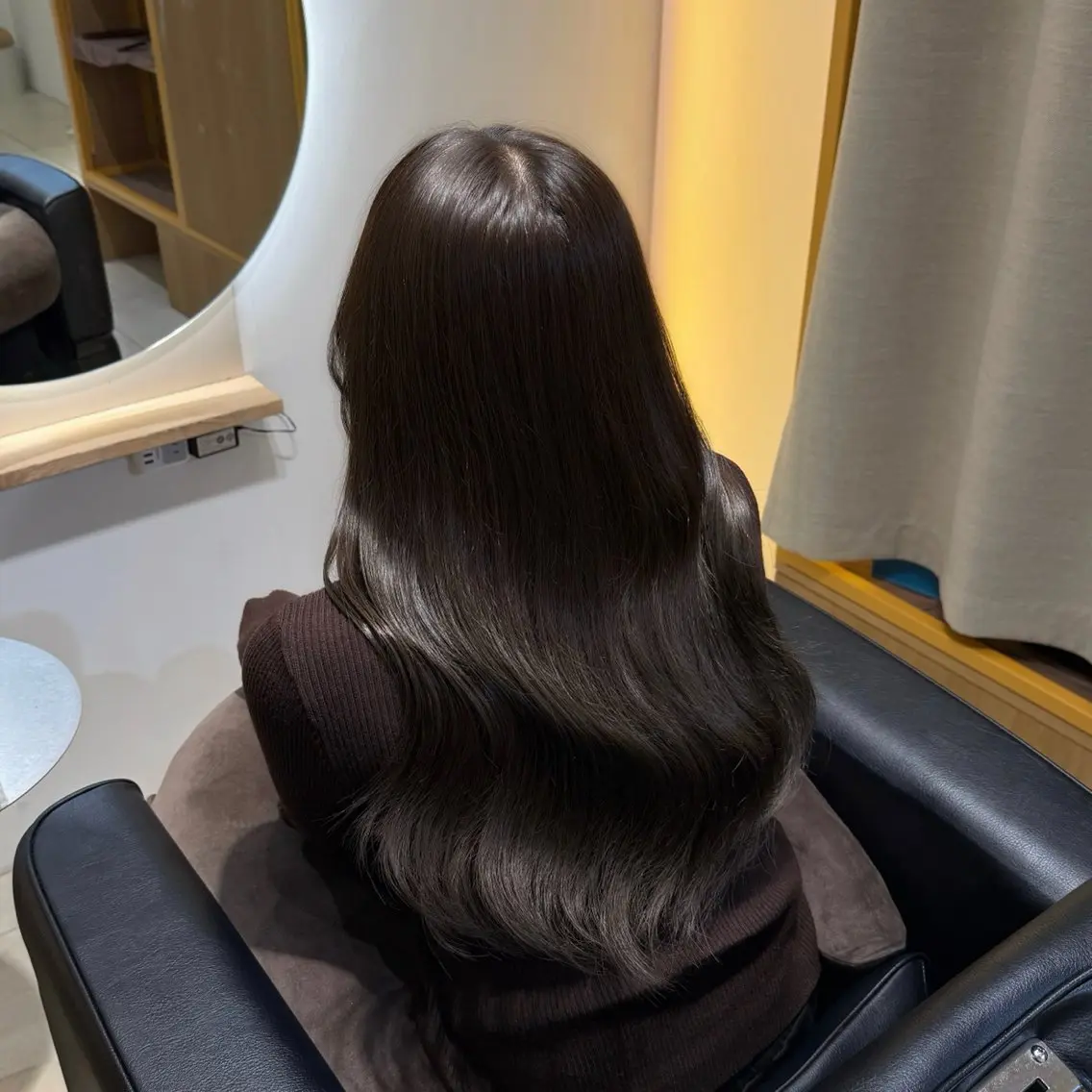 ロング カラー ベージュカラー オリーブベージュ ヘアカラー トリートメント ʀɪɴᴀ / 透明感カラー 🪄のヘアスタイル