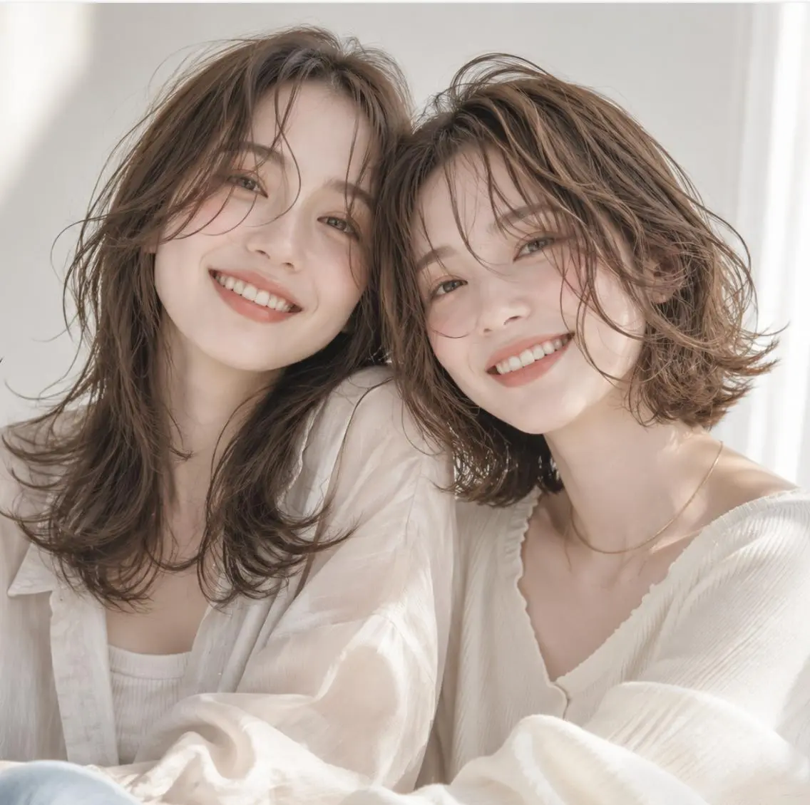 セミロング カット ヘアカラー トリートメント an・rata/ プチプラ/和歌山市駅のヘアスタイル