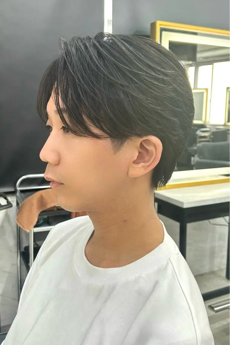 ショート パーマ メンズ カット ヘアセット メンズスタイリスト 前田雄輝のヘアスタイル