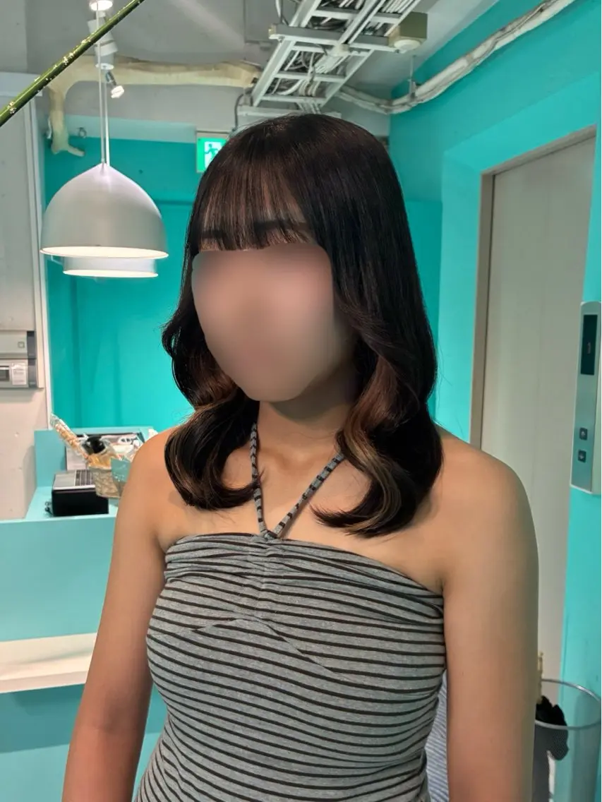 ミディアム ヘアアレンジ くびれヘア ヘッドスパ ヘアセット 池袋西口🐰かな ヘアアレンジのヘアスタイル