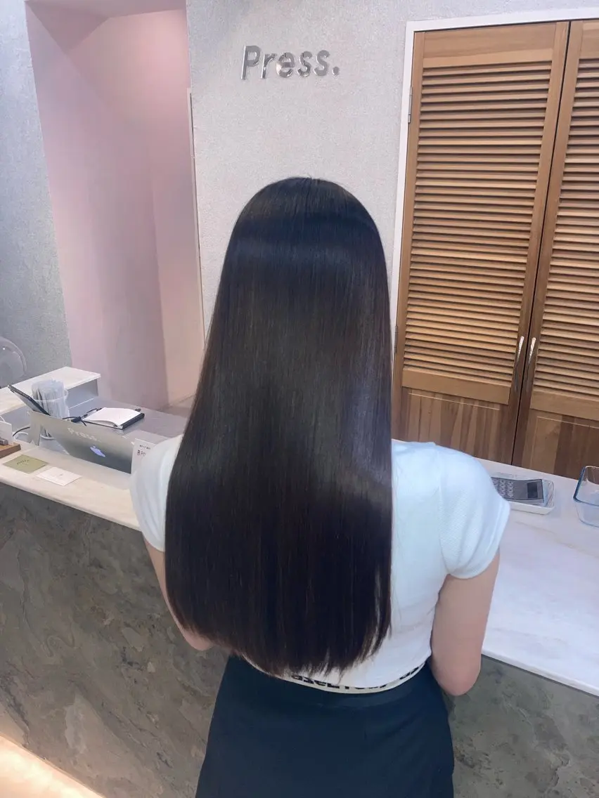ロング momochan🍑 やわらかいボブ♡のヘアスタイル