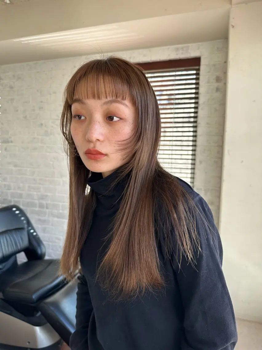 ロング カラー ブラウンカラー ❤️アヤカ レイヤーカット❤️のヘアスタイル