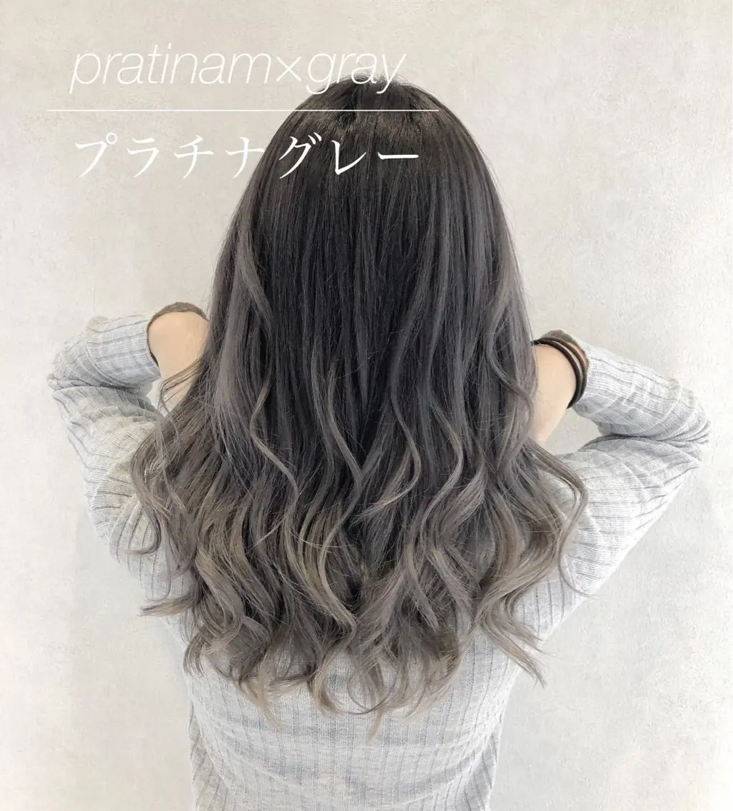 セミロング カラー 🦋シールエクステ /韓国/リアラ🦋のヘアスタイル