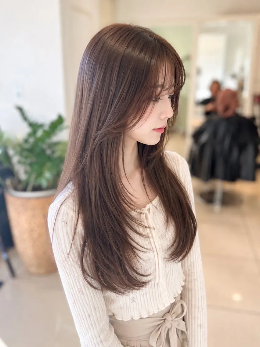 ロング カラー カット ヘアカラー 金子 直樹のヘアスタイル