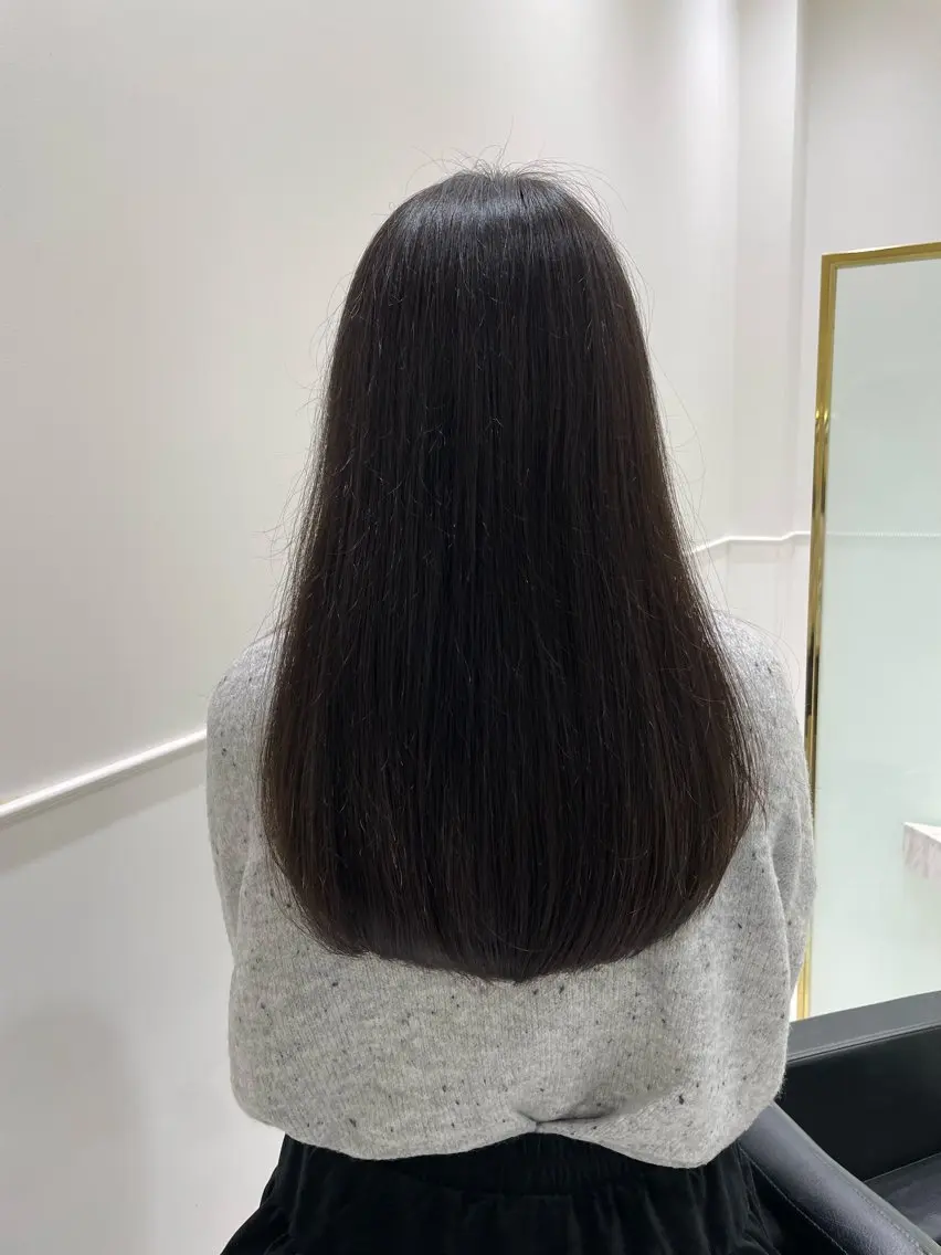 ロング ロング カットモデル無料✨ 塚田のヘアスタイル