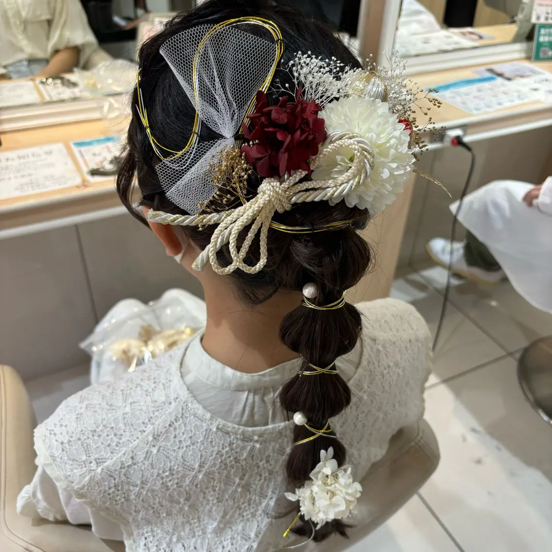 🩵成人式ヘアのみ(前撮りも)🩵¥4000の写真