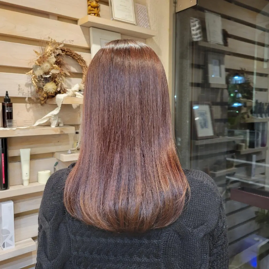 カラー ラベンダーカラー ピンクカラー ピンクラベンダー な ほのヘアスタイル