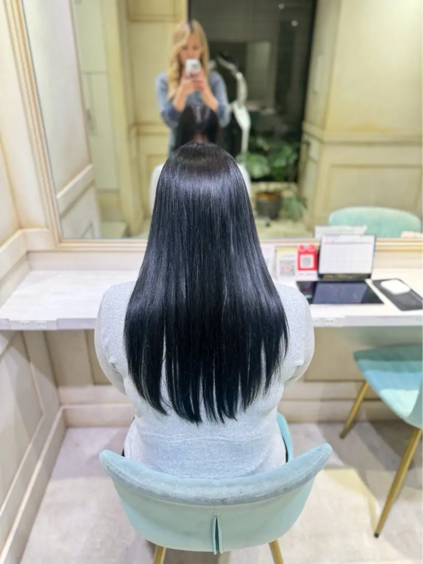 カラー ヘアカラー トリートメント 💙透明感艶カラー/ ゆうな💙のヘアスタイル