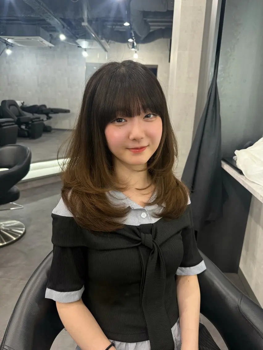 ミディアム カット トリートメント 💖艶髪/韓国ヘア 💖asukaのヘアスタイル