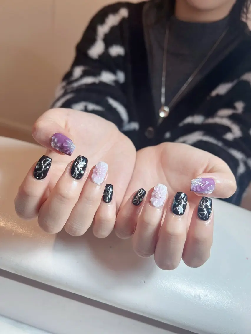 ネイル グラデーション キラキラネイル ピンク RUBY Nail 日暮里店のネイルデザイン