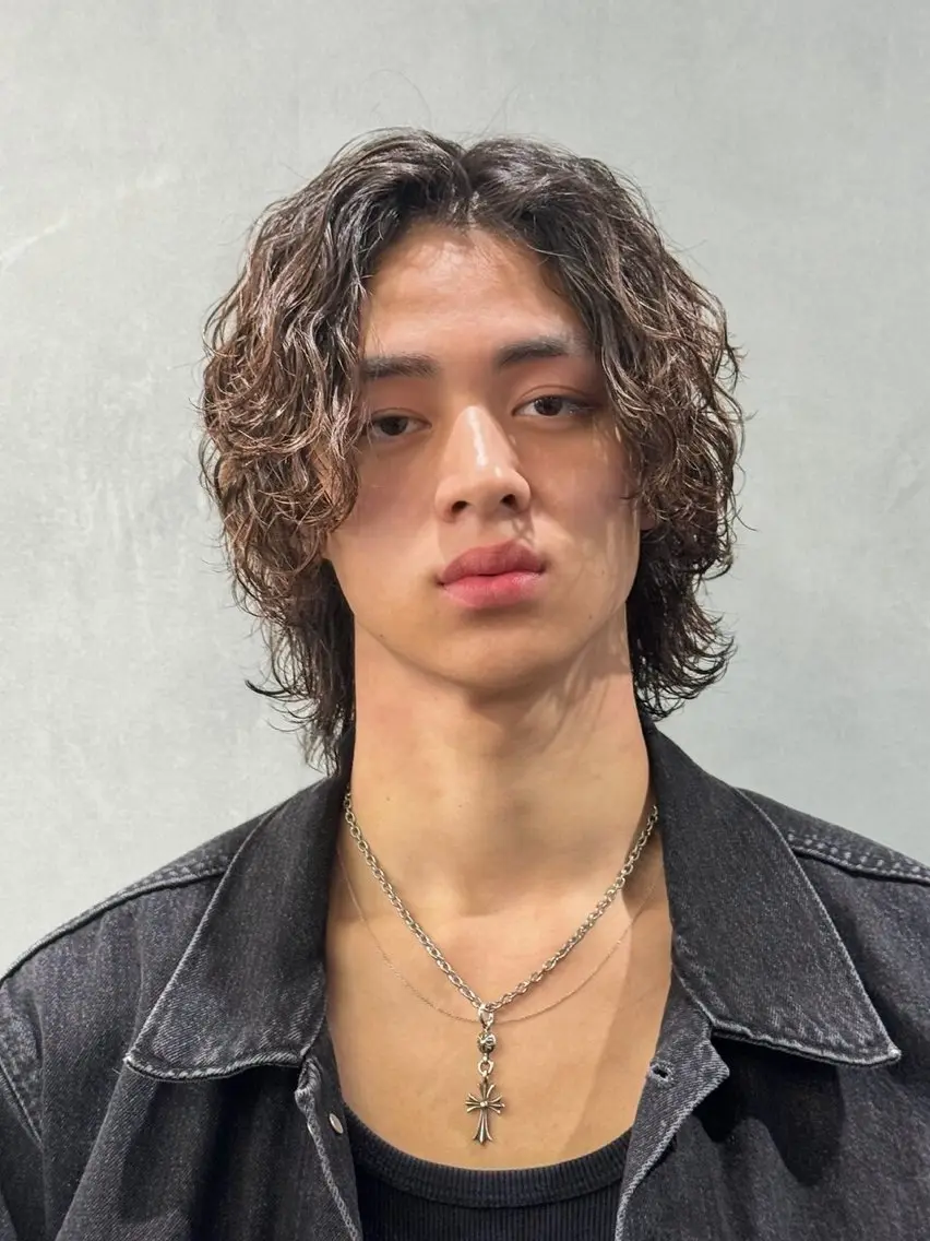 パーマ メンズ 安藤幹人 メンズパーマのヘアスタイル