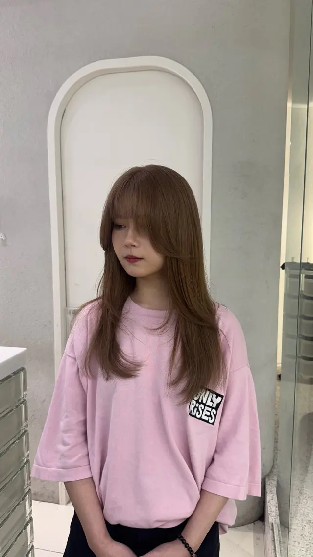 カラー ヘアカラー トリートメント ヘアセット ANN GAGA 心斎橋/ハイトーンのヘアスタイル