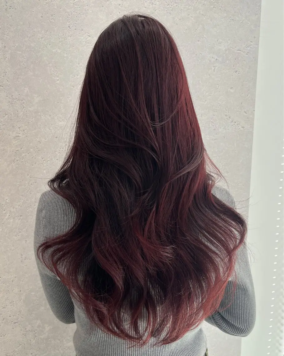 ロング ヘアカラー 🫧HIKARU🫧 カラー指名No. 1のヘアスタイル