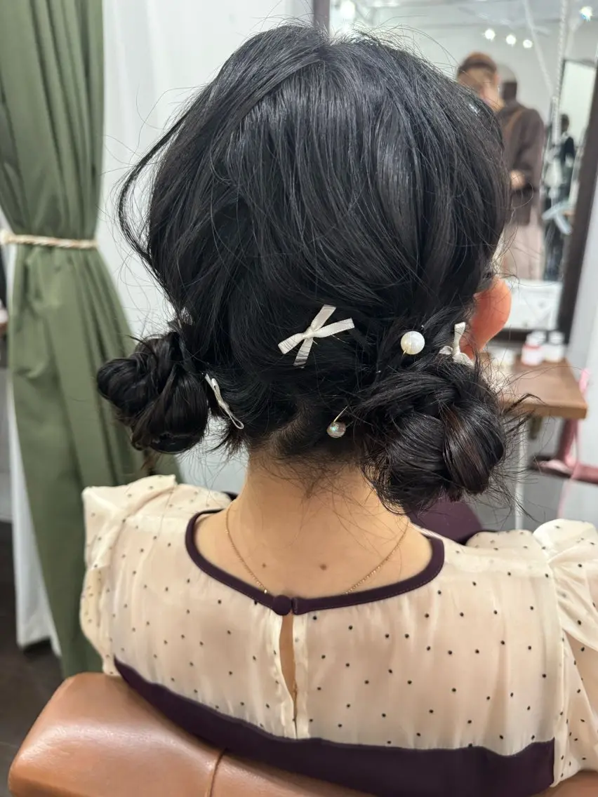 ロング ヘアアレンジ デート 🌷名駅／髪質改善 ヘアセット/モネ🌷のヘアスタイル