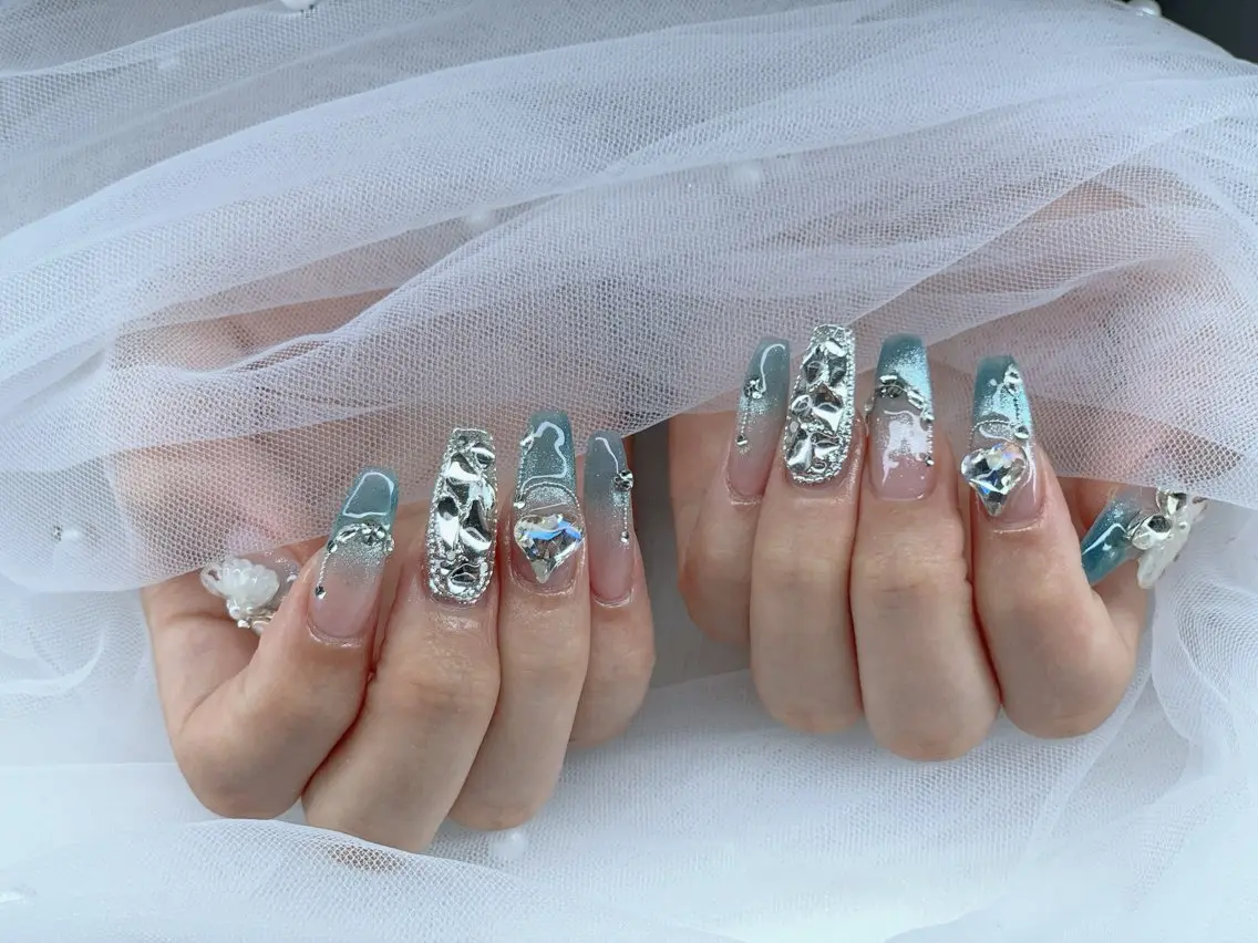 ネイル ジェルネイル 韓国ネイル ニュアンスネイル パラジェル ワンホンネイル Kaori Nailのネイルデザイン