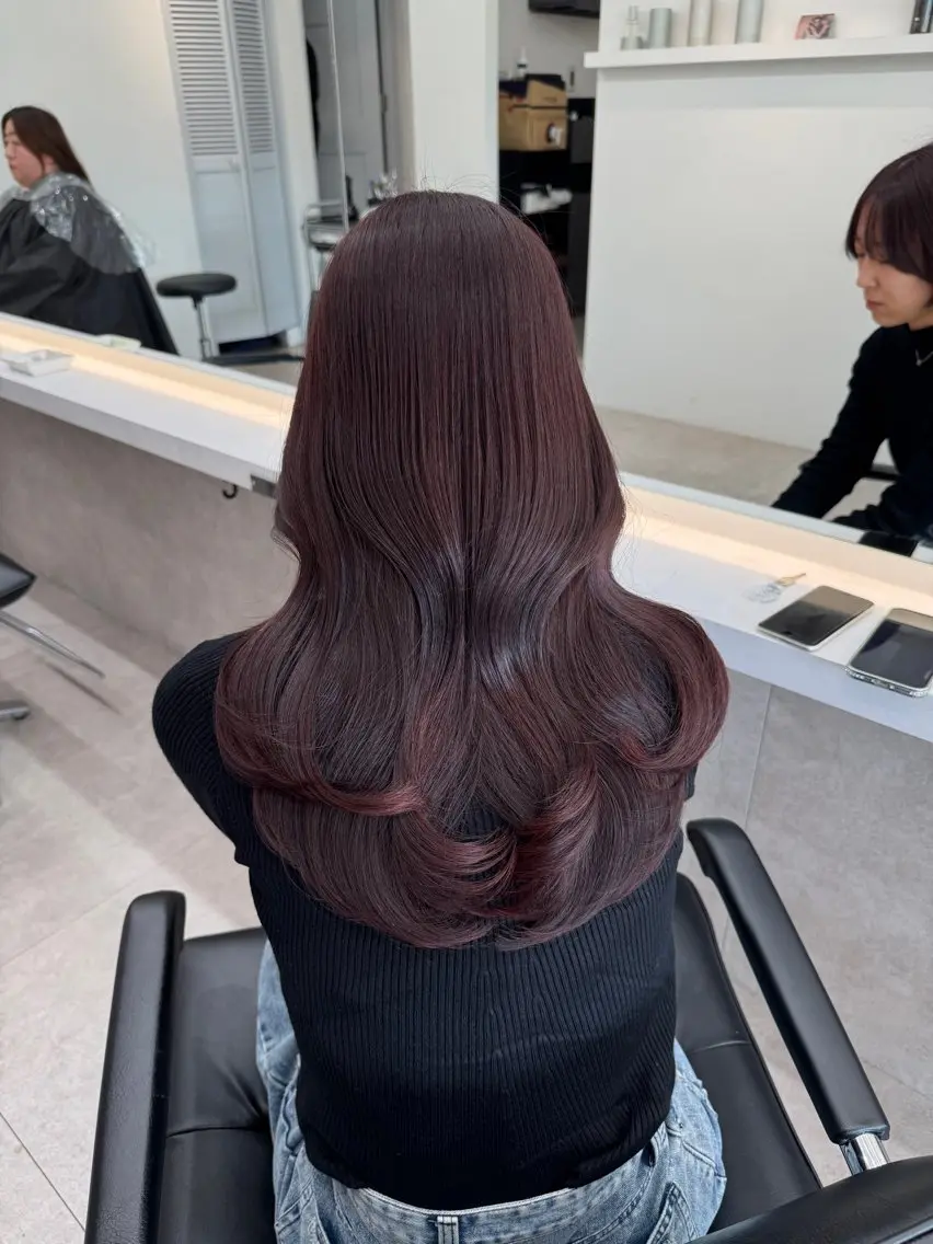 ロング カット ヘアカラー トリートメント 髪質改善/美髪縮毛矯 正のスペシャリストのヘアスタイル