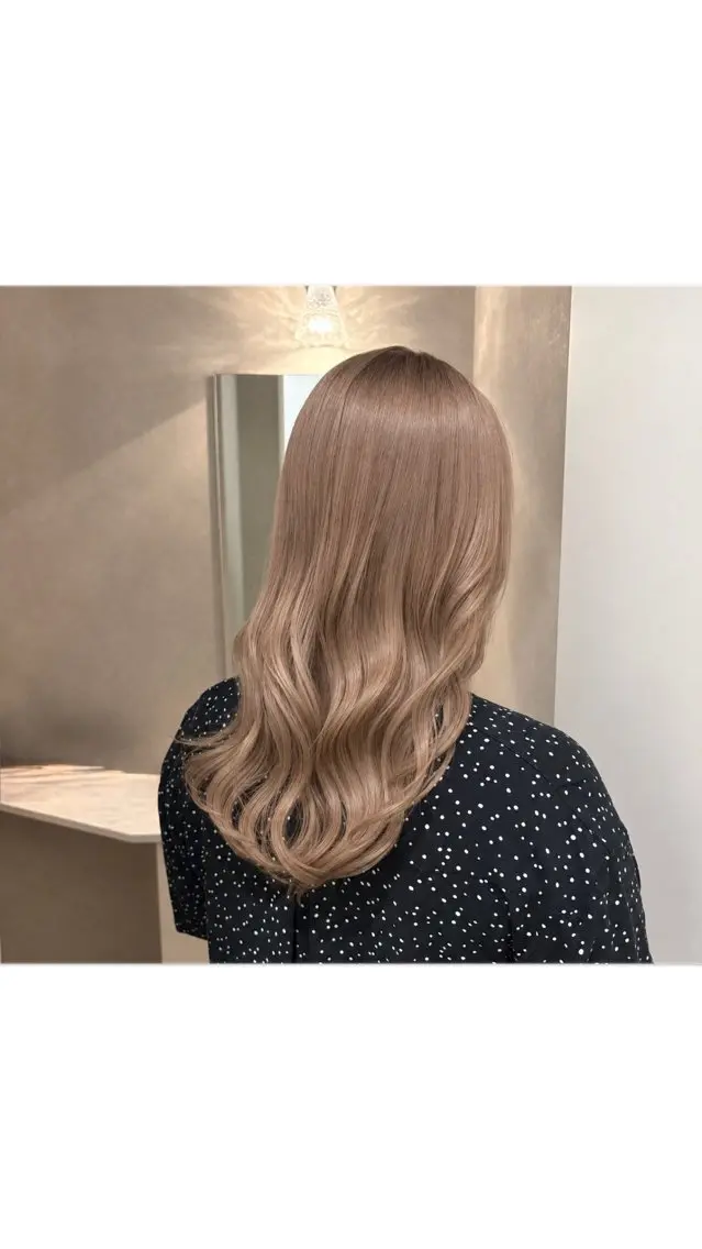 カラー ベージュカラー ミルクティーベージュ ヘアカラー 村瀬 遼のヘアスタイル
