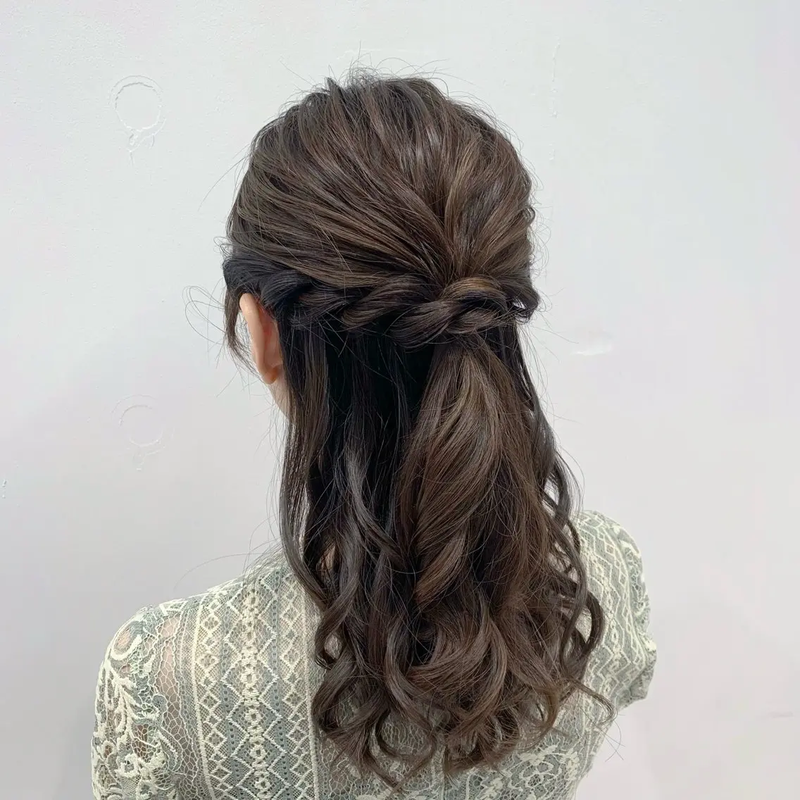 ヘアアレンジ ハーフアップ ヘアセット 🩶ヘアセット Ayaha🩶のヘアスタイル