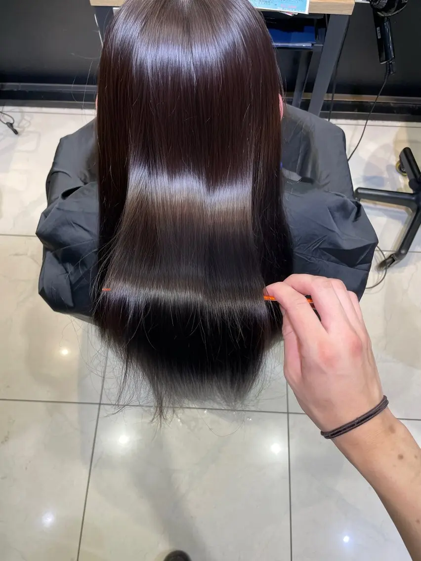 ロング カット ヘアカラー トリートメント 🫧似合わせ艶カラー /平山🫧のヘアスタイル