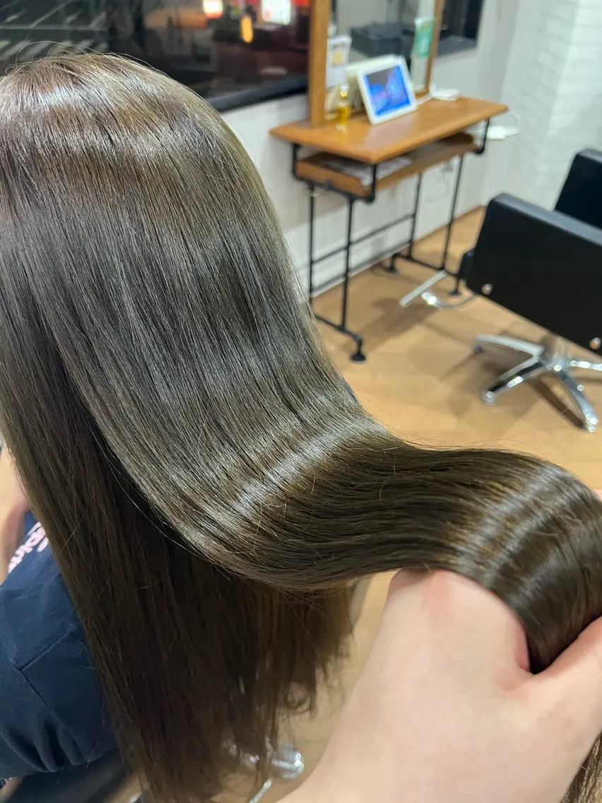 ロング カラー ヘアカラー レ ナのヘアスタイル