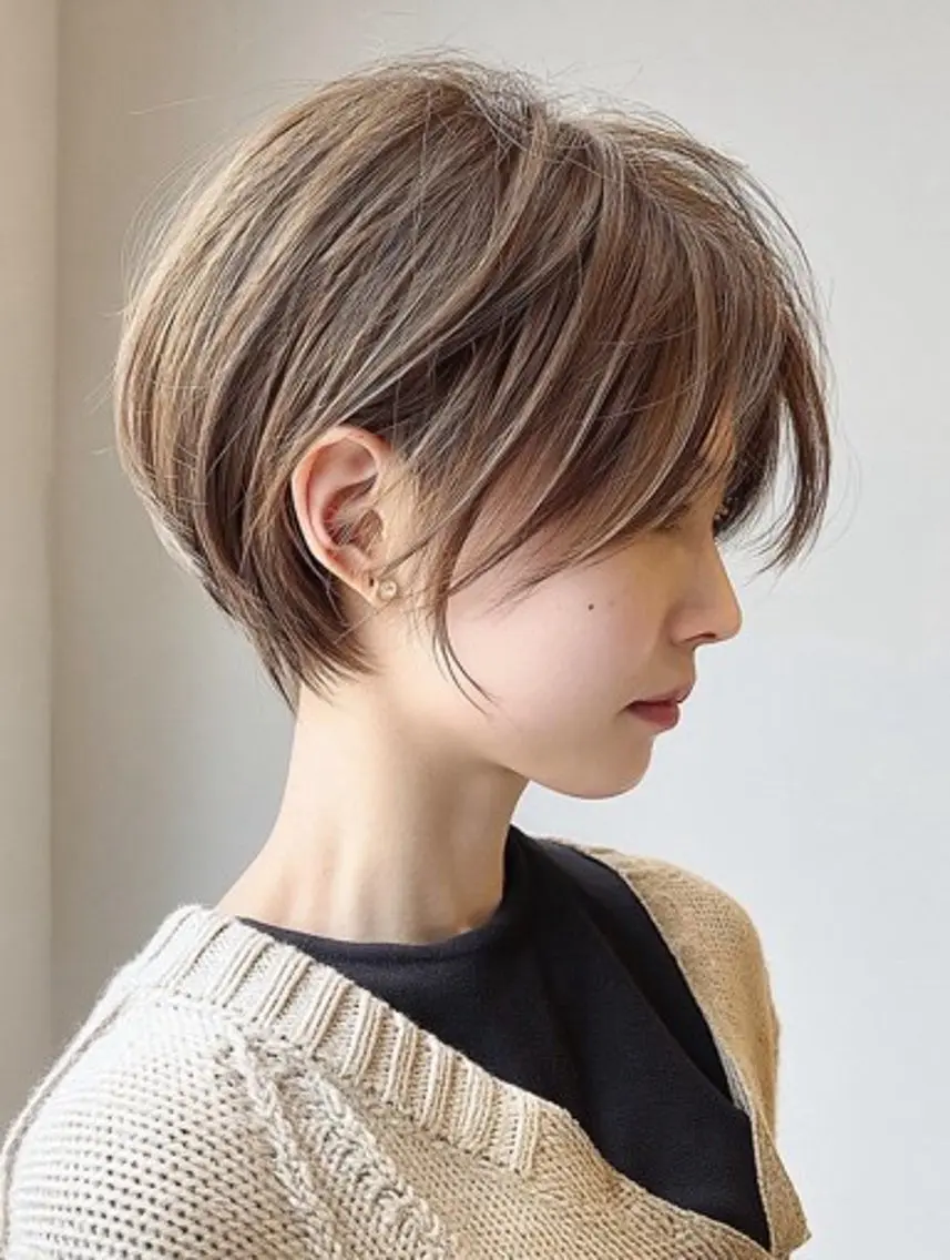 ショート カット ヘアカラー ショート/脱白髪染め /鎌倉/コウスケのヘアスタイル