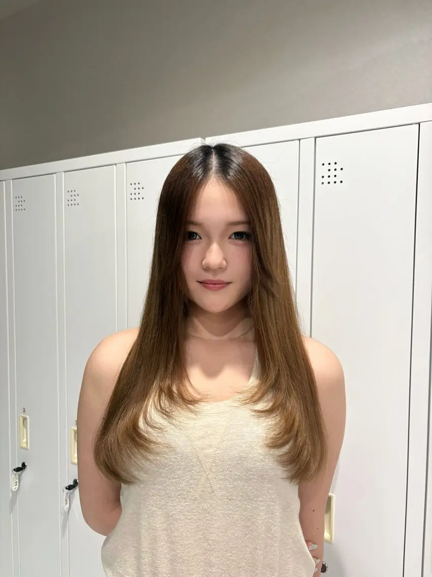ロング ヘアカラー トリートメント 透明感カラー/ ボブ/miyuu🥣のヘアスタイル