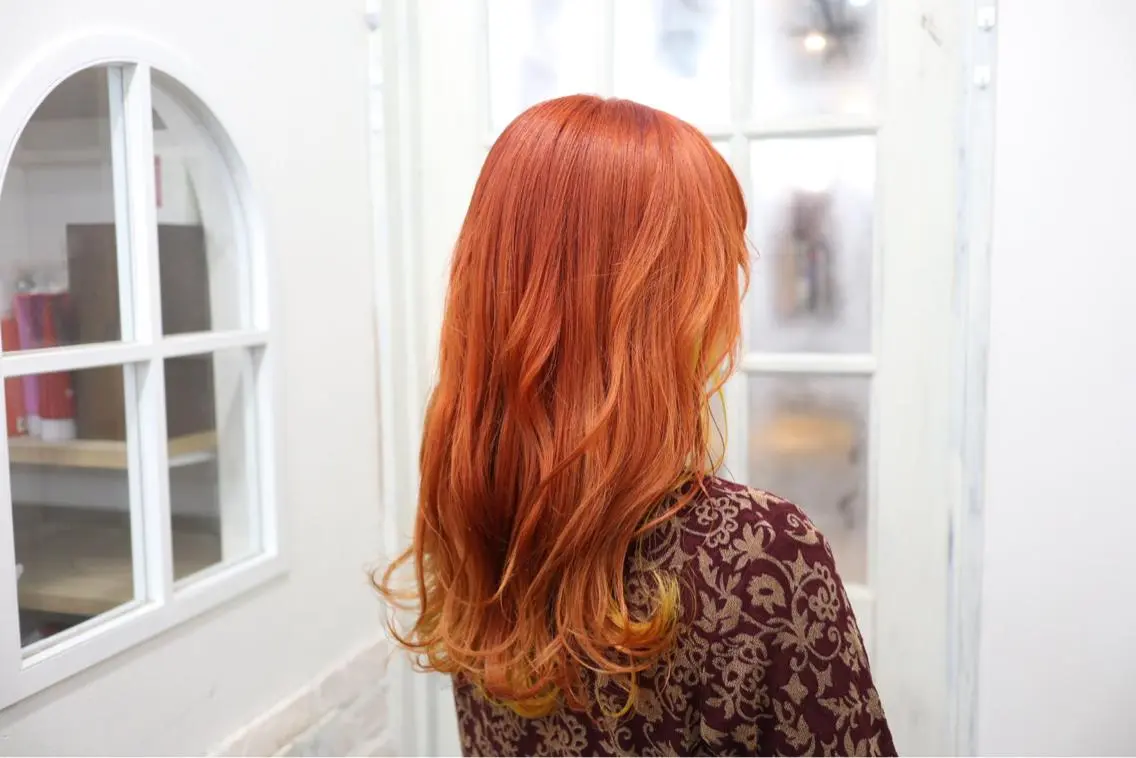 ロング カラー アディクシーカラー ベージュカラー ブリーチ ケアブリーチ ダブルカラー ヘアカラー トリートメント ✨池袋ブリーチ特化 Hibiki✨のヘアスタイル