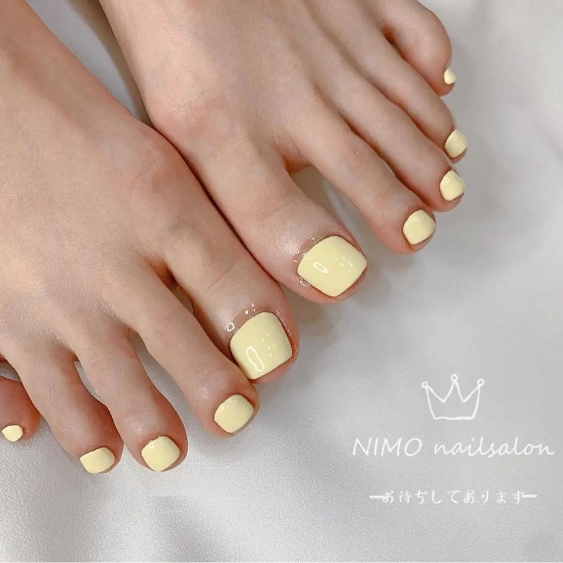 ネイル フットネイル ワンカラーネイル 閨匠ビューティサロン 新橋店♡Ellieのネイルデザイン