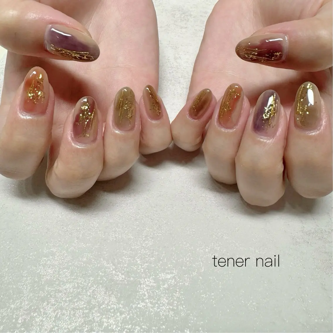ネイル ニュアンスネイル テネルネイル tener nailのネイルデザイン