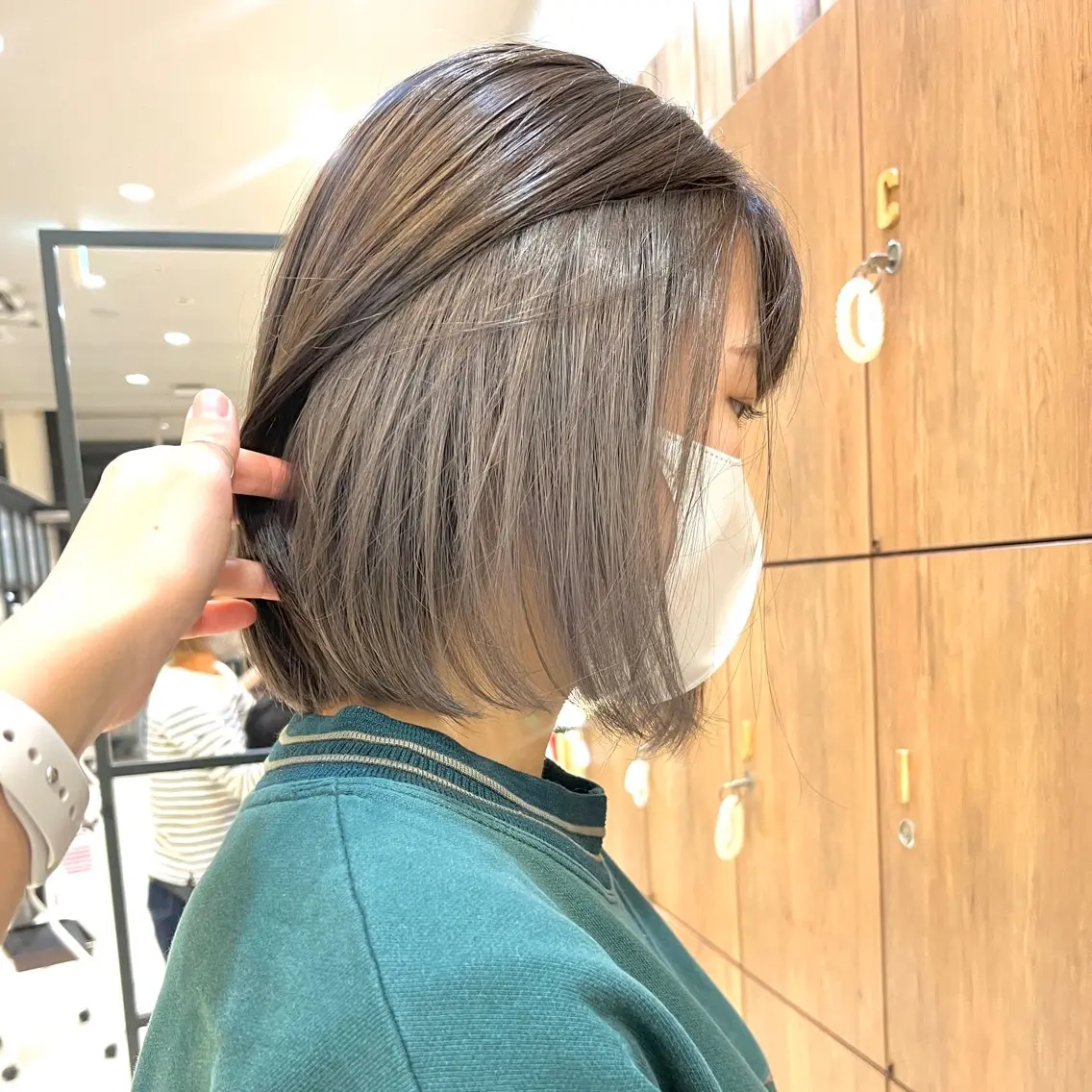 ミディアム カラー ヘアカラー アカネ/暖色カラー /ボブ🪐🧡のヘアスタイル