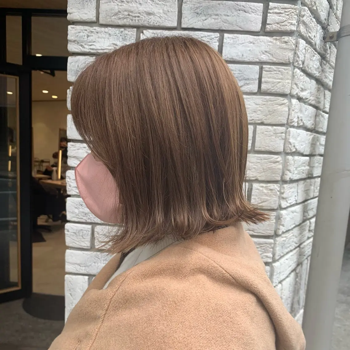 ショート カラー フェザー/ニュアンス パーマ/ryutoのヘアスタイル