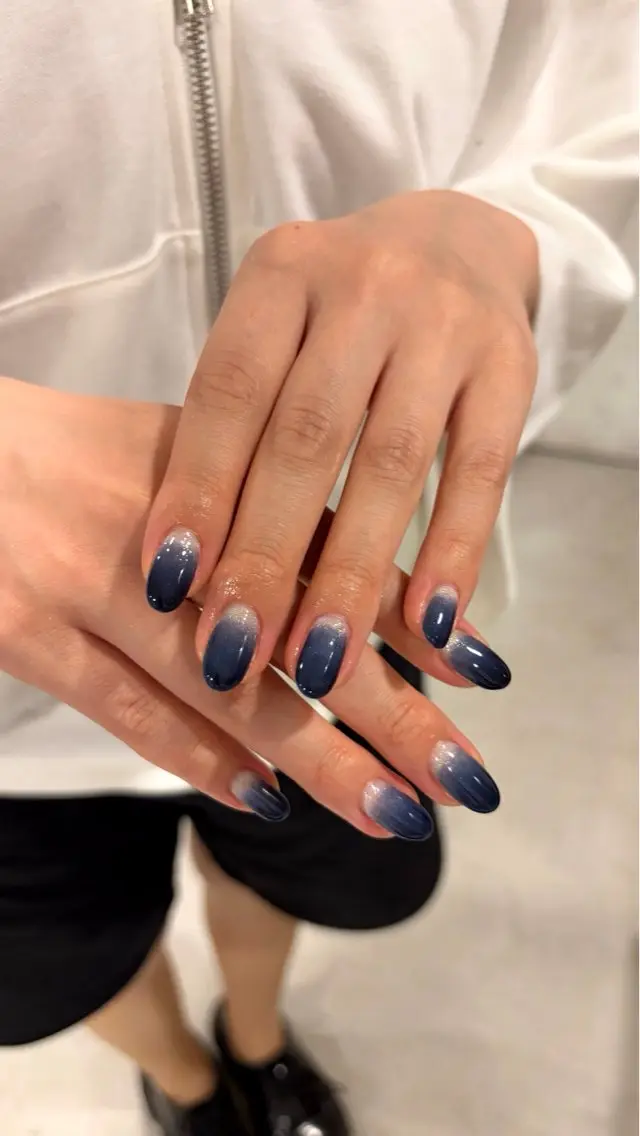 ネイル グラデーション キラキラネイル ラメ(グリッター) ハンドネイル ハンドケア Hi,nail minaのネイルデザイン
