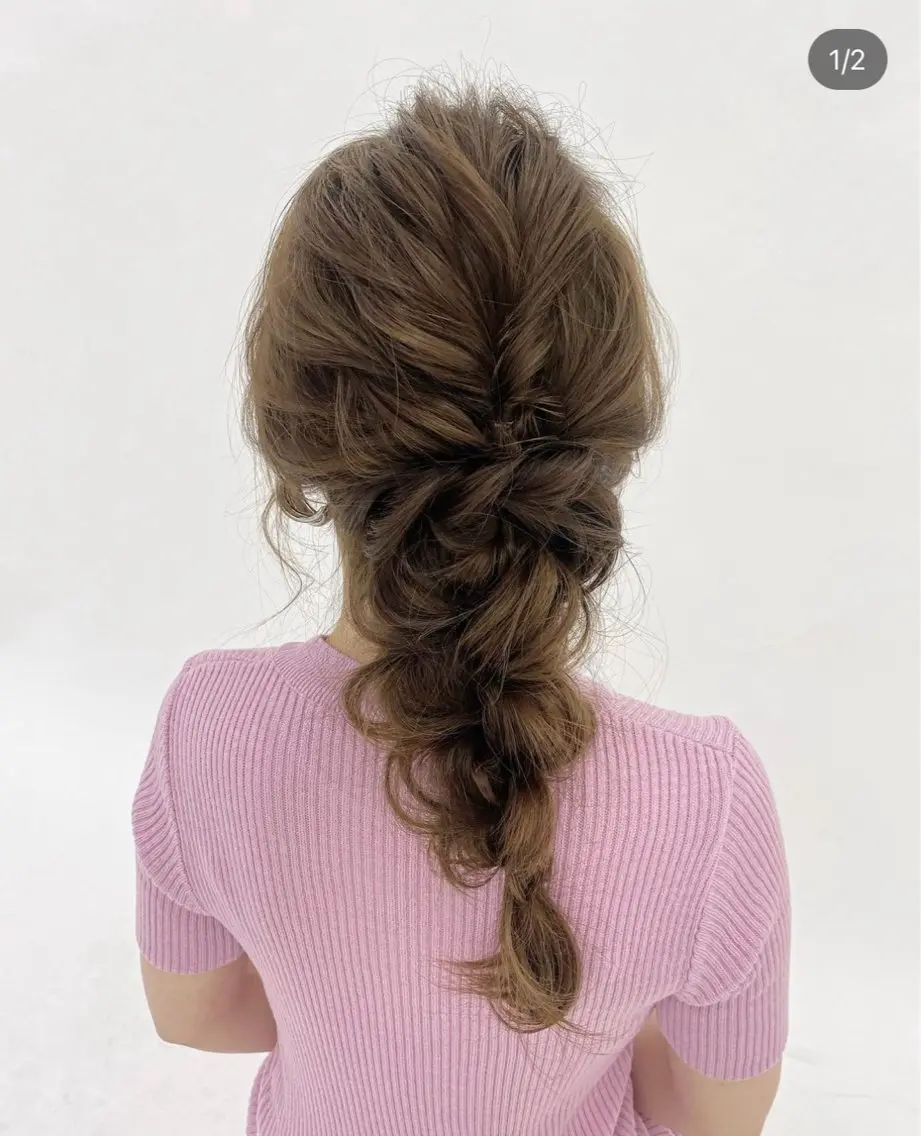 ロング ヘアアレンジ yamaguchi kのヘアスタイル