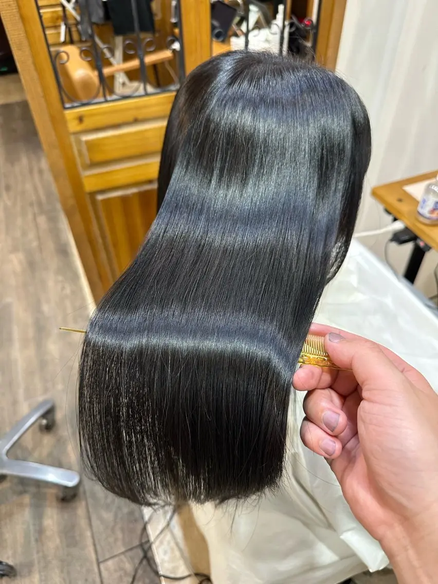 ロング カラー 髪質改善 トリートメント カット ヘアカラー トリートメント 縮毛矯正/山根勇平 /完全マンツーマンのヘアスタイル