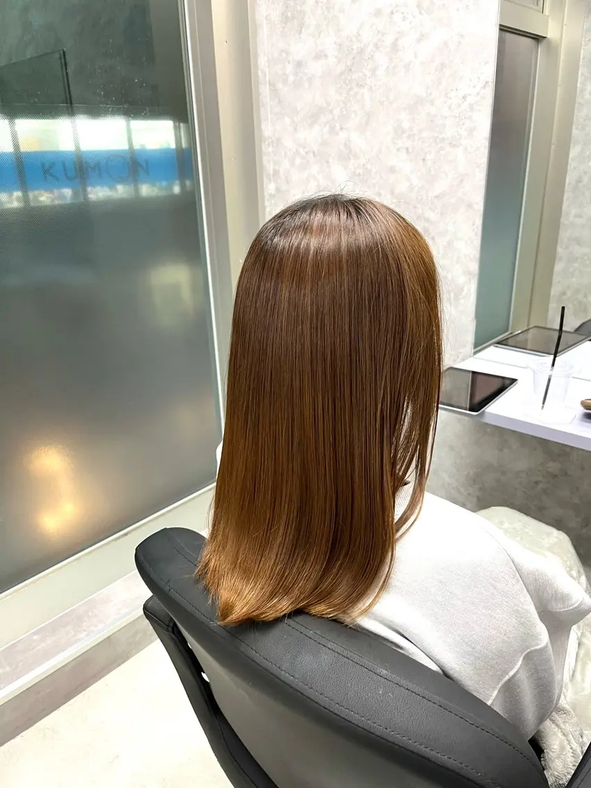 🌟最高級の髪質改善🌟骨格診断カット+ネオメテオストレート+ケアトリートメントの写真
