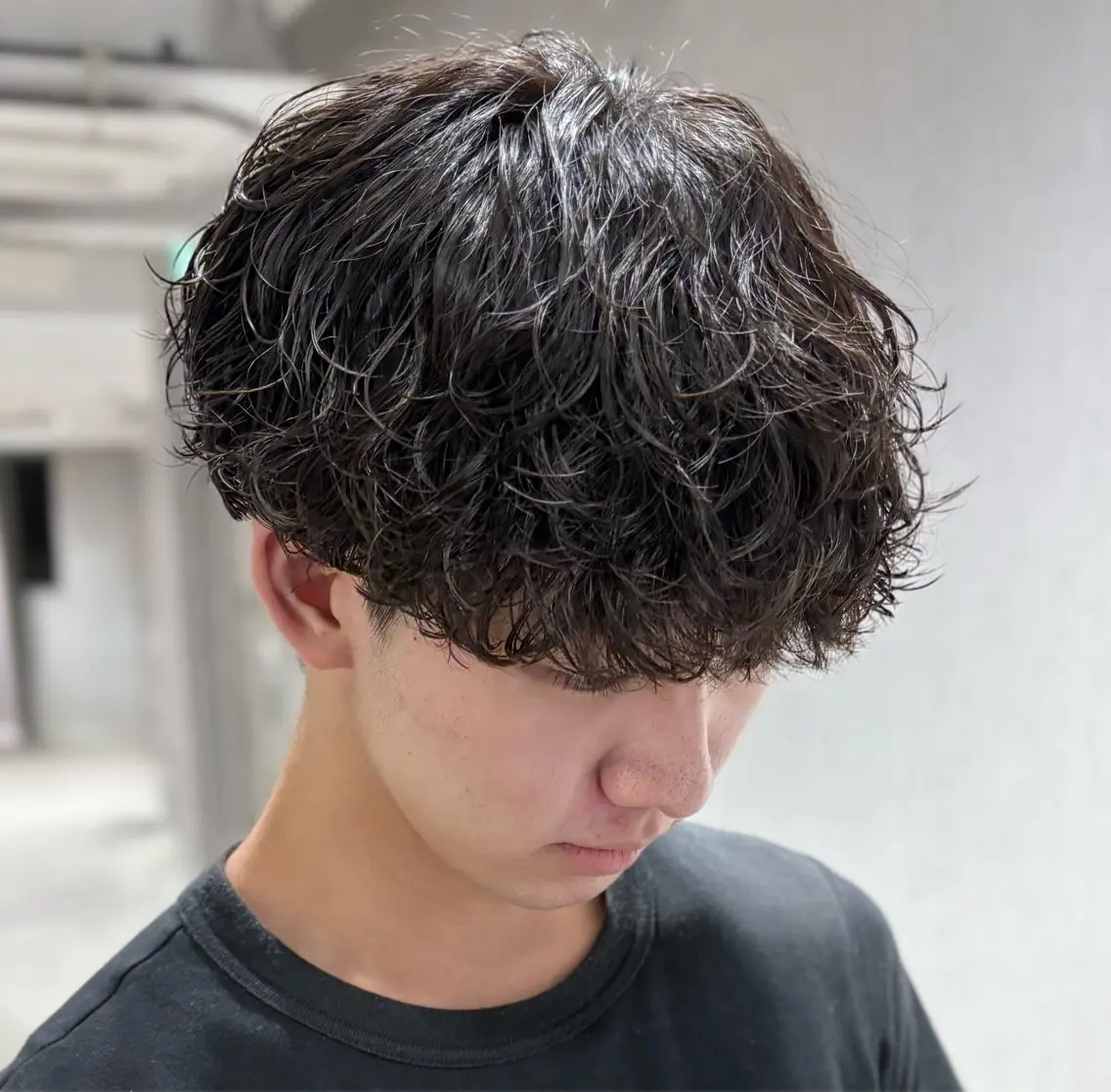 ショート パーマ メンズ カット パーマ 【メンズ特化】 池田大成✂︎のヘアスタイル