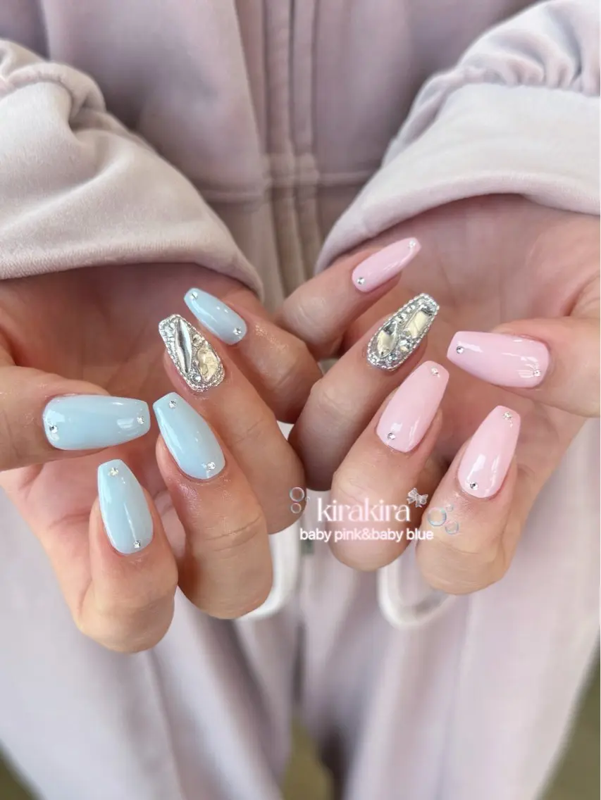 ネイル アートネイル キラキラネイル ハンドネイル nail salon rhuneのネイルデザイン