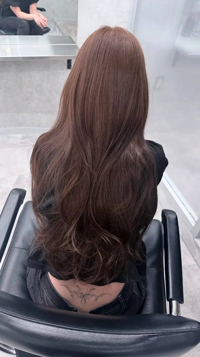 ロング ヘアカラー ハイトーン/渋谷 /Narukaのヘアスタイル