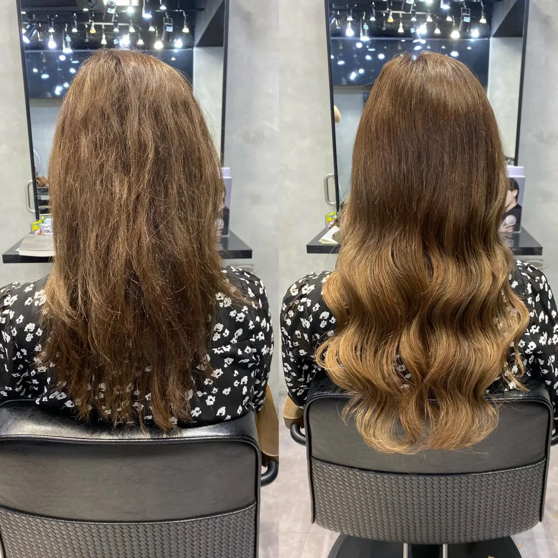 ロング カラー ヘアアレンジ シールエクステ アッシュ バレイヤージュ ベージュカラー ブリーチ カット エクステ ar+ ❤︎ maiのヘアスタイル