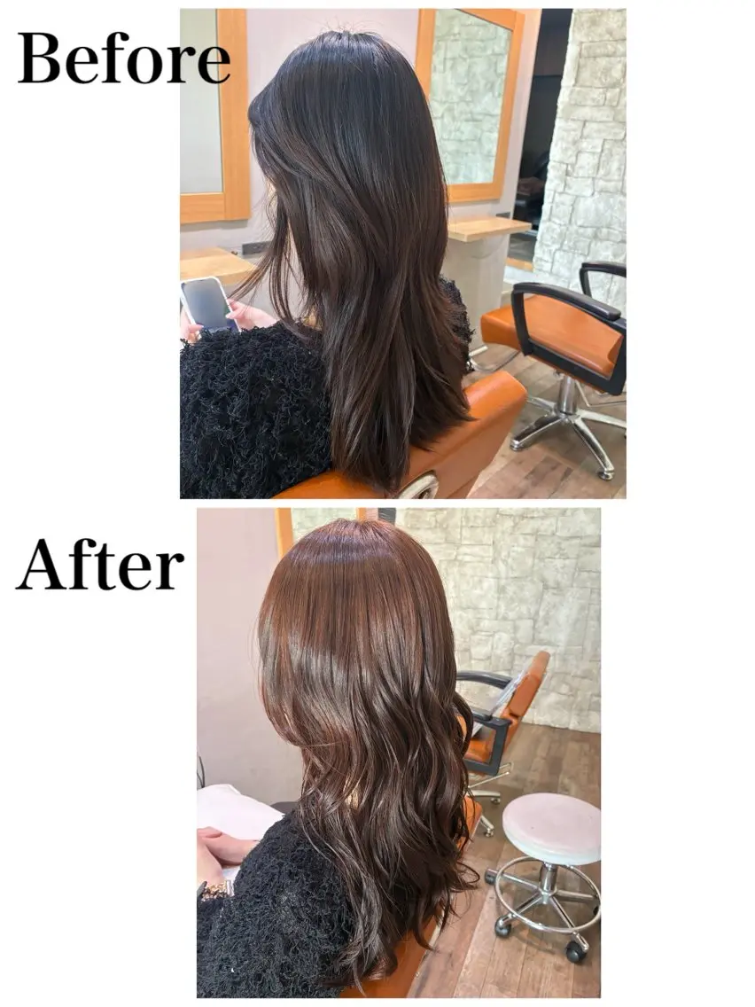 カラー ブラウンカラー お褒めの口コミ多数✨ 美髪カラー/浦本冴絵のヘアスタイル