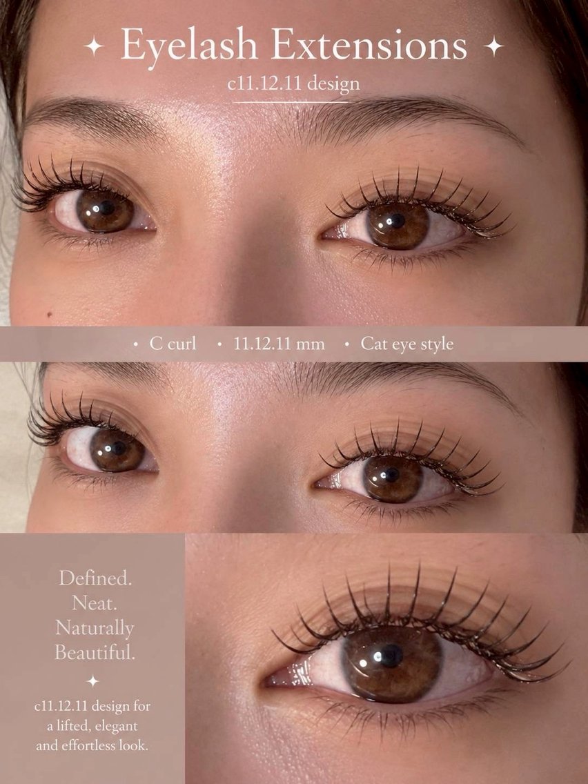 マツエク・マツパ wakana eyelashのマツエク・マツパデザイン