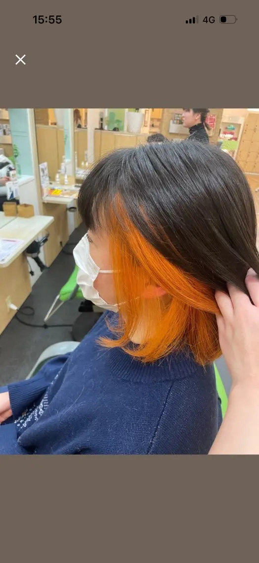 ショート カラー 植野 陽菜のヘアスタイル