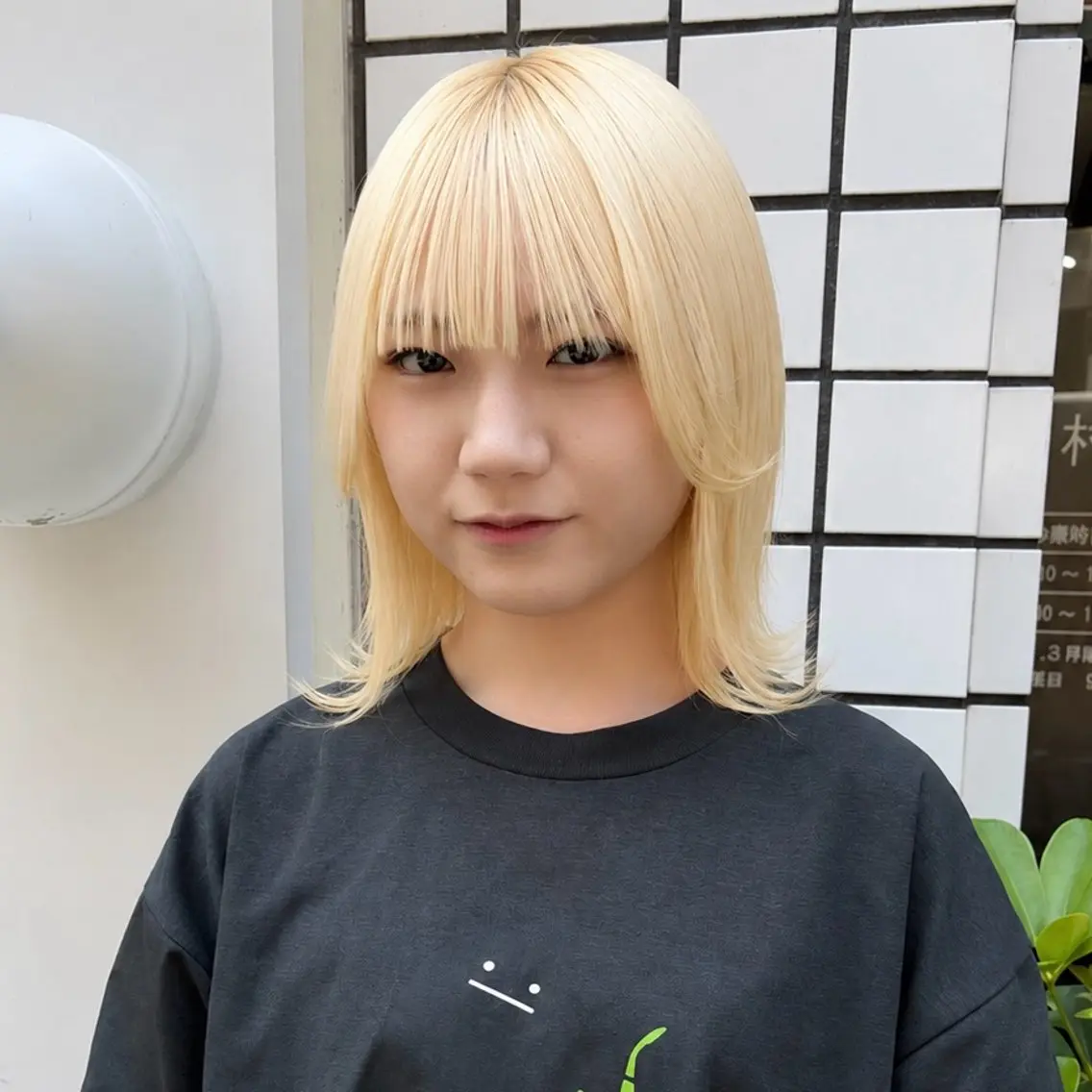 ★韓国/Y2K★ケアブリーチ×2＋ケアカラー＋カット＋トリートメントの写真