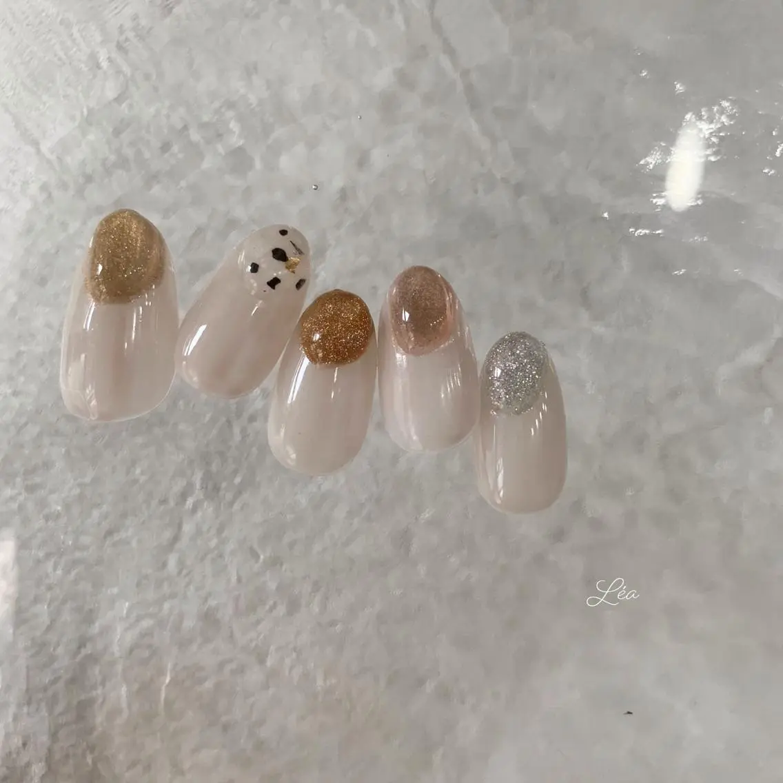 ネイル ジェルネイル パラジェル Léa nailのネイルデザイン
