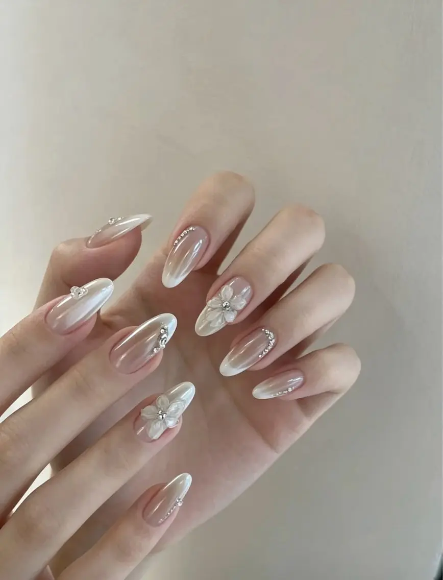 ネイル フレンチネイル グラデーション 韓国ネイル マグネットネイル ワンカラーネイル ハンドネイル Jang Nailのネイルデザイン