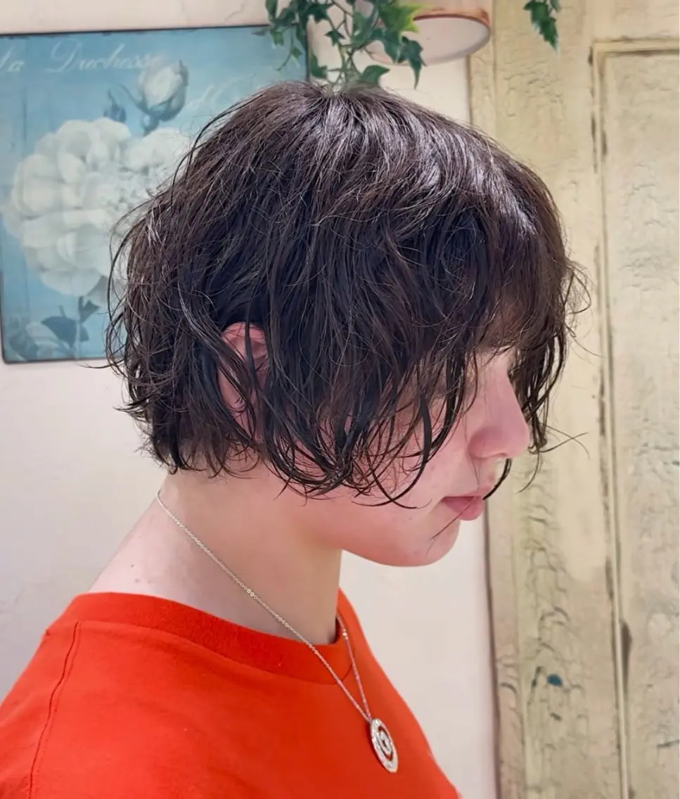 ショート パーマ たけかわ みずきのヘアスタイル