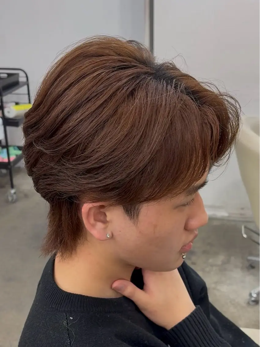 パーマ メンズ ダウンパーマ フェザーパーマ メンズパーマ ニュアンスパーマ 渋谷／メンズ特化 パーマ/カラー/旭良のヘアスタイル