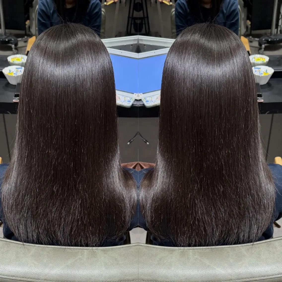 ミディアム 縮毛矯正 縮毛矯正 💎ReFaで作る 髪質改善💎のヘアスタイル