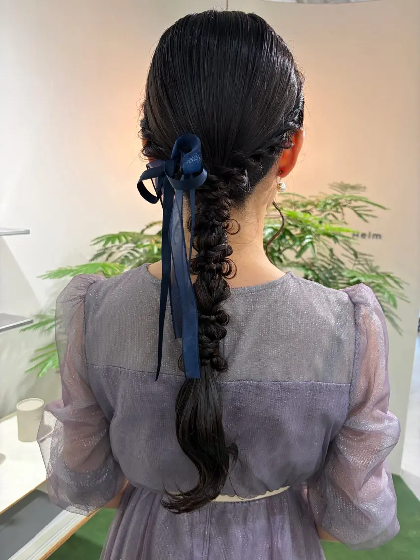ヘアアレンジ ヘアセット MAKI/透明感 カラー/ヘアセットのヘアスタイル